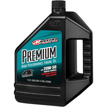 MAXIMA RACING OIL Premium High Performance Mineral 4T Engine Oil 20W-50 1 U.S. gal. 359128