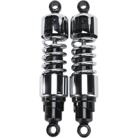 PROGRESSIVE SUSPENSION Shocks 412 Cruiser Series Chrome 12" Standard 4124228C