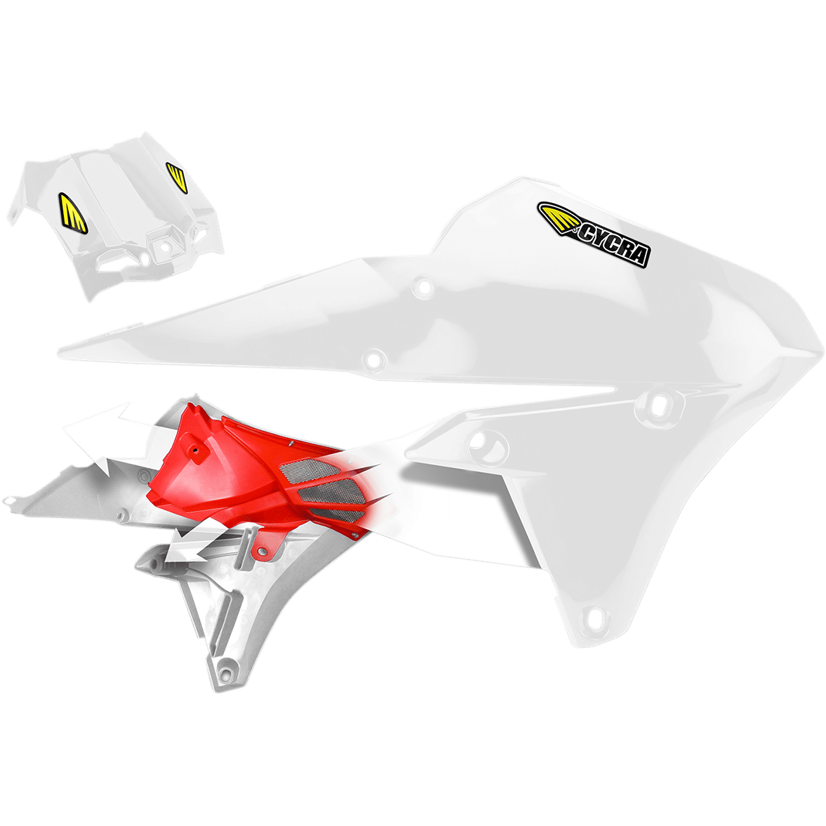 CYCRA Powerflow Shrouds White 1CYC178242