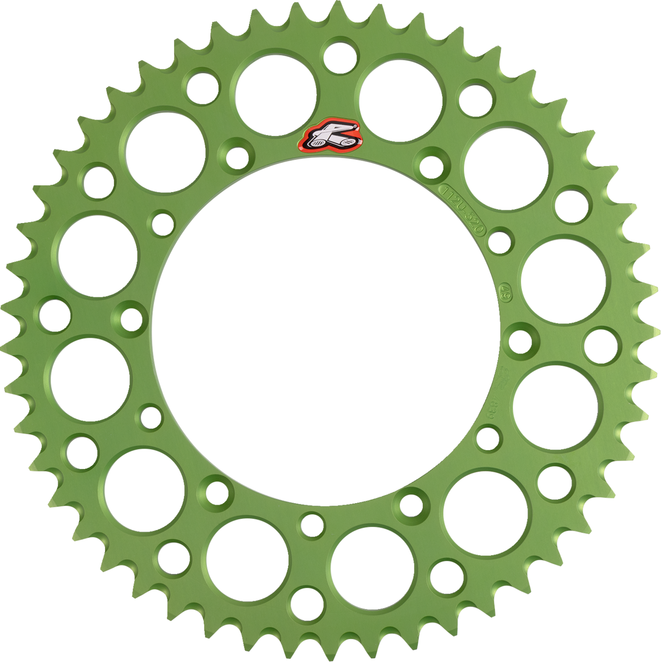 RENTHAL Rear Sprocket 49 Tooth Green Kawasaki 112U52049GEGN