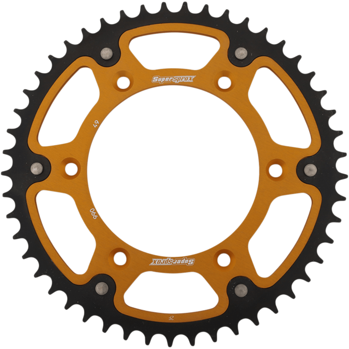 SUPERSPROX Stealth Rear Sprocket 49 Tooth Gold Husaberg/Husqvarna/KTM RST99049GLD