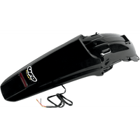 UFO Enduro Rear Fender with LED Black