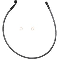 MAGNUM SHIELDING Brake Line Front 10 mm 35° 30" KARBONFIBR AS77130