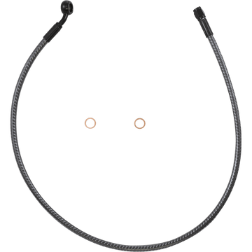 MAGNUM SHIELDING Brake Line Front 10 mm 35° 30" KARBONFIBR AS77130