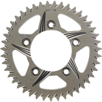 VORTEX Aluminum Sprocket Silver Rear 43 Tooth