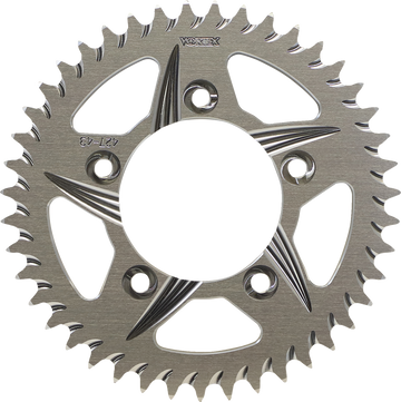 VORTEX Aluminum Sprocket Silver Rear 43 Tooth