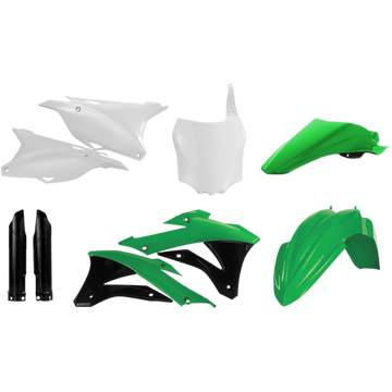 ACERBIS Full Replacement Body Kit OEM Green/White/Black 2374115135