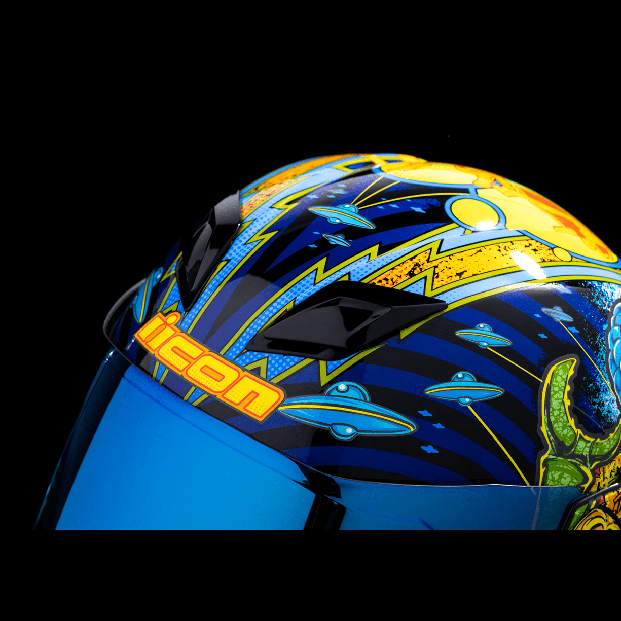 ICON Airflite™ Helmet Bugoid Blitz Blue 3XL