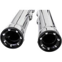 COBRA 3" RPT Mufflers for '00-'06 Softail Chrome 6054