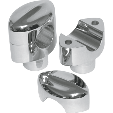 LA CHOPPERS Risers Mohawk 1-1/2" Chrome LA740101