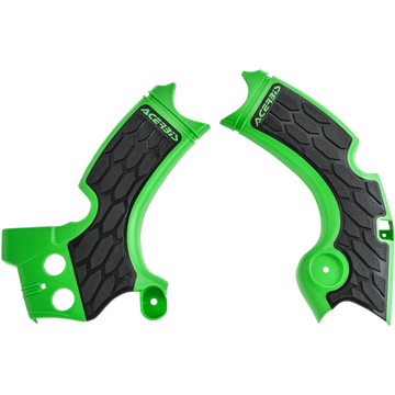 ACERBIS X-Grip Frame Guards Green/Black KX 250 F