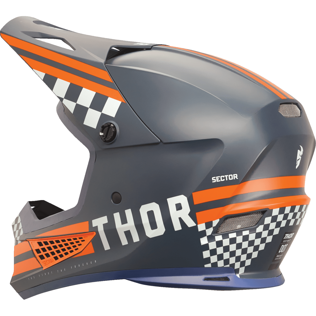 THOR Sector 2 Helmet Combat Midnight/Orange 2XL