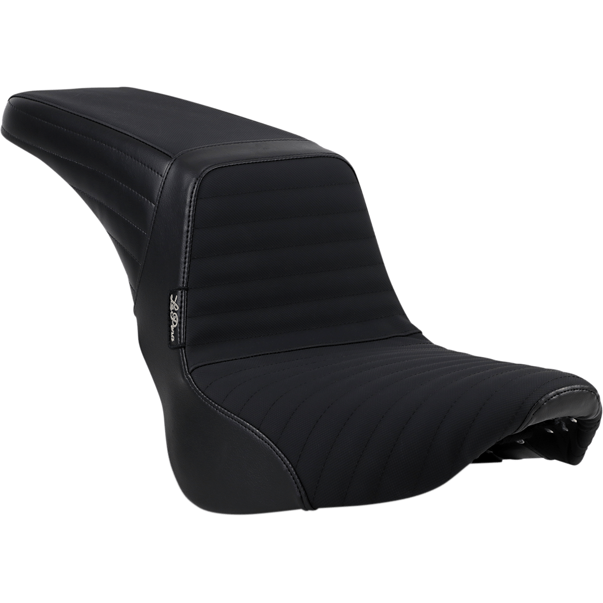 LE PERA Kickflip Seat Pleated w/ Gripp Tape Black Softail '18-'23 LYR590PTGP