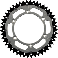 MOOSE RACING Dual Sprocket Silver 48 Tooth