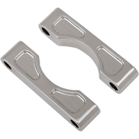 KLOCK WERKS Hugger Front Fender Mounting Blocks For 16"/17"/18"/19" Wheels Chrome KWFS010103C