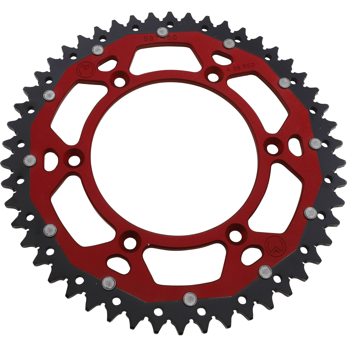 MOOSE RACING Dual Sprocket Red 50 Tooth