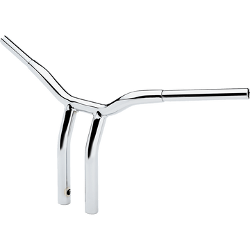 LA CHOPPERS Handlebar Kage Fighter One Piece Bent 12" Chrome LA733812