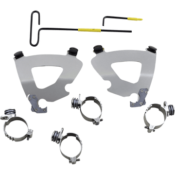 MEMPHIS SHADES Gauntlet Mounting Kit Polished XL MEK2057