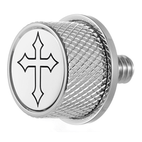 FIGURATI DESIGNS Seat Mounting Knob Stainless Steel Cross