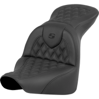 SADDLEMEN RoadSofa™ Seat Lattice Stitch without Driver Backrest FLFB/FXBR '18-'24 81827182