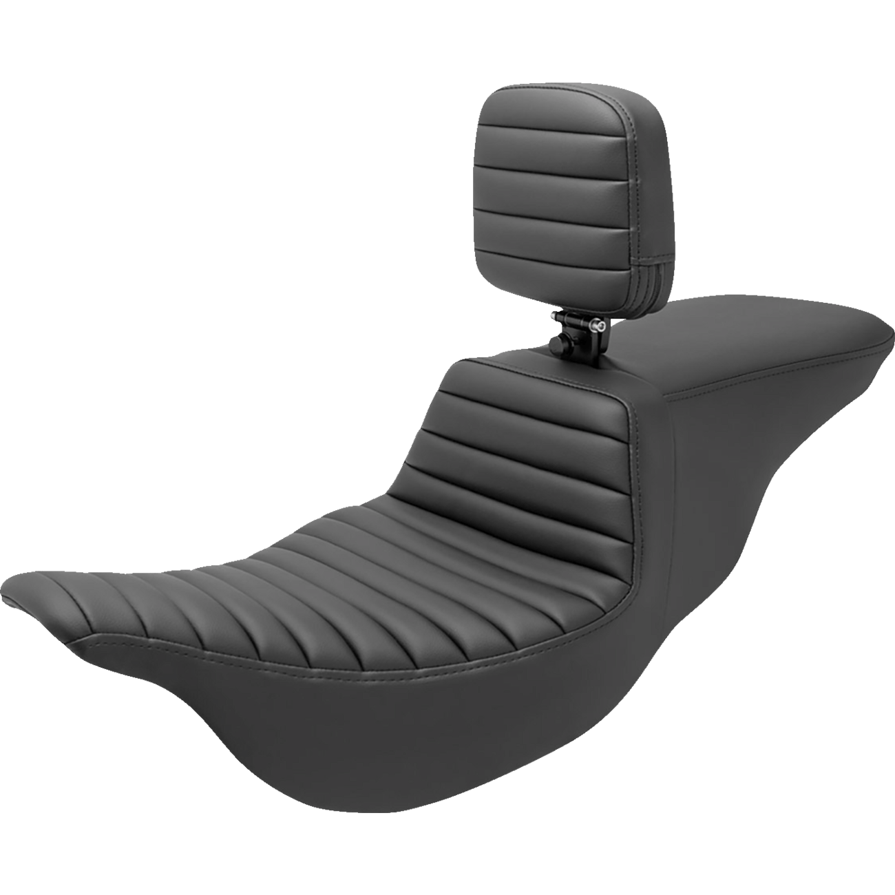 SADDLEMEN Tour Step-Up Seat Rider Backrest Tuck-n-Roll FL '08-'23 80807B191BR