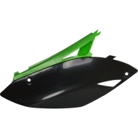 POLISPORT Side Panels Black/Green KXF 250/450