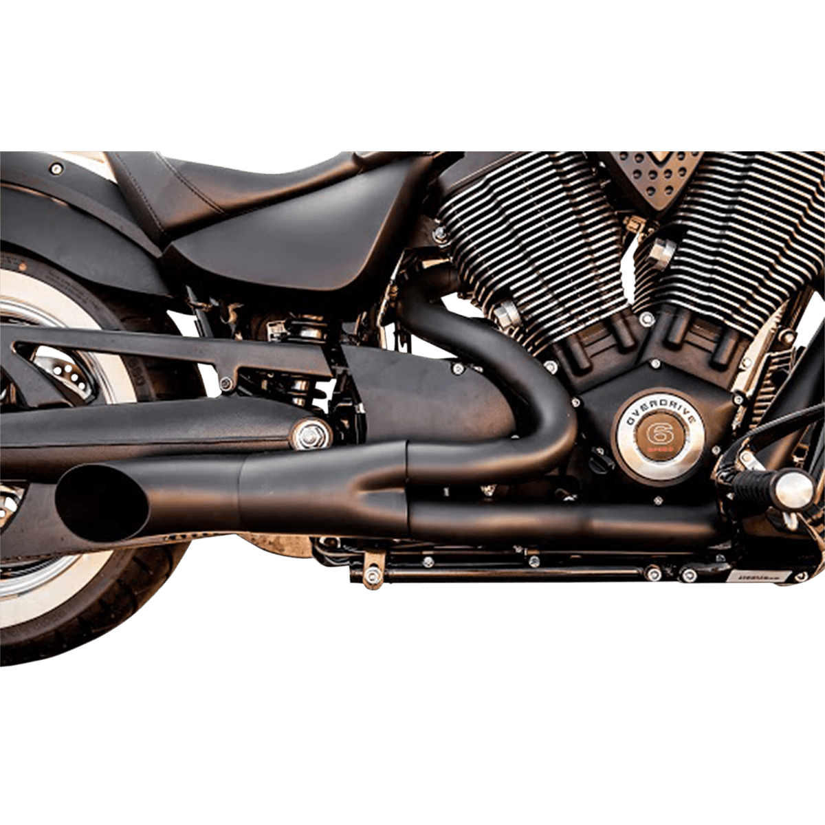 TRASK 2:1 Exhaust Black Victory TM3033BK