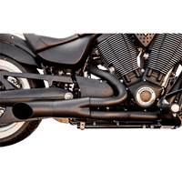 TRASK 2:1 Exhaust Black Victory TM3033BK