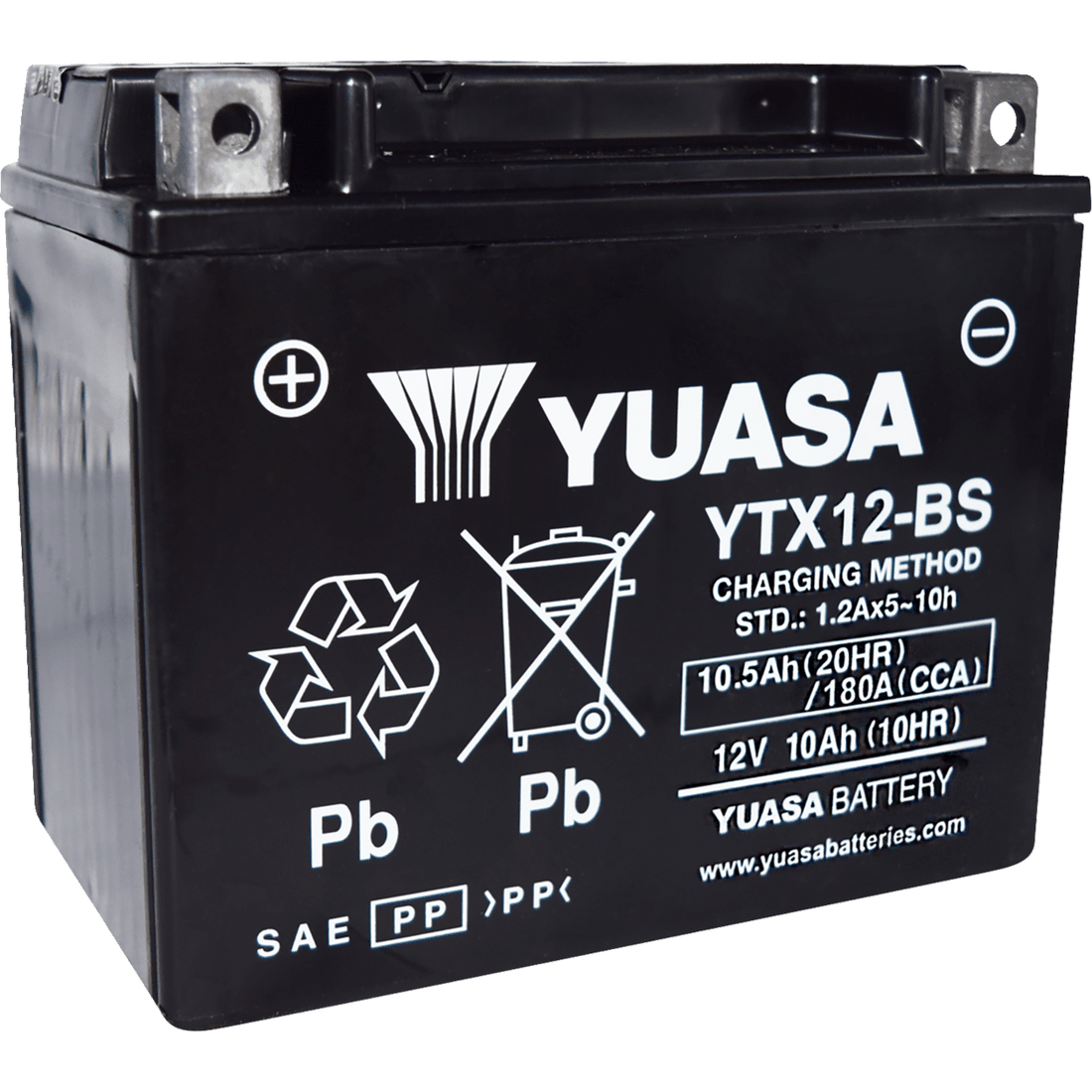 YUASA Battery YTX12BS YUAM3RH2SIND