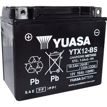 YUASA Battery YTX12BS YUAM3RH2SIND