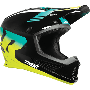 THOR Sector 2 Helmet Carve Black/Acid XS