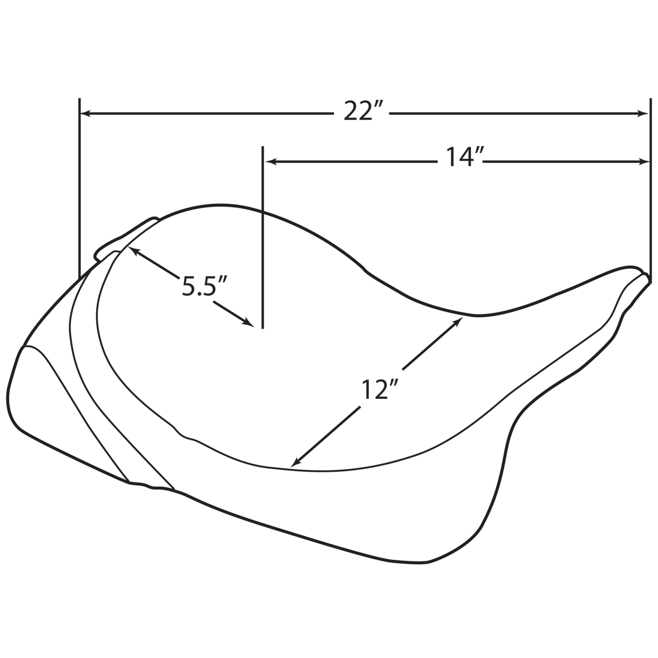 DRAG SPECIALTIES Solo Seat Mild Stitched Driver Backrest FLH '97-'07