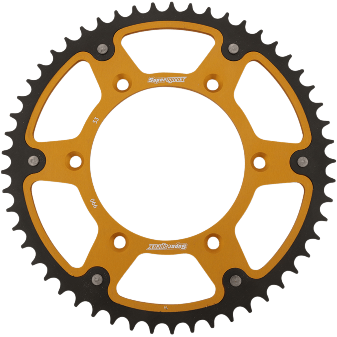 SUPERSPROX Stealth Rear Sprocket 53 Tooth Gold Husaberg/Husqvarna/KTM RST99053GLD