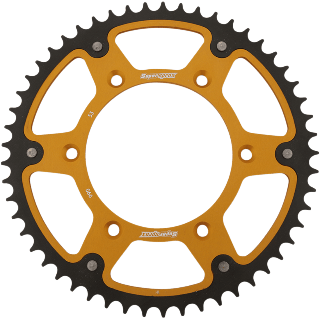 SUPERSPROX Stealth Rear Sprocket 53 Tooth Gold Husaberg/Husqvarna/KTM RST99053GLD