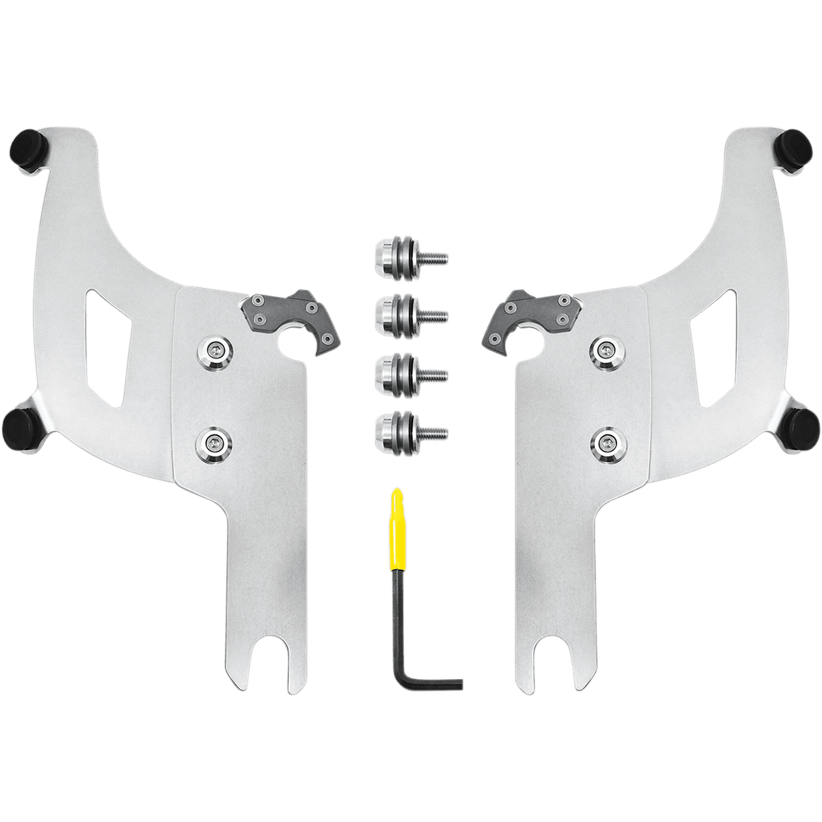 MEMPHIS SHADES Bullet Mounting Kit Polished FLHRS/XS MEK2042