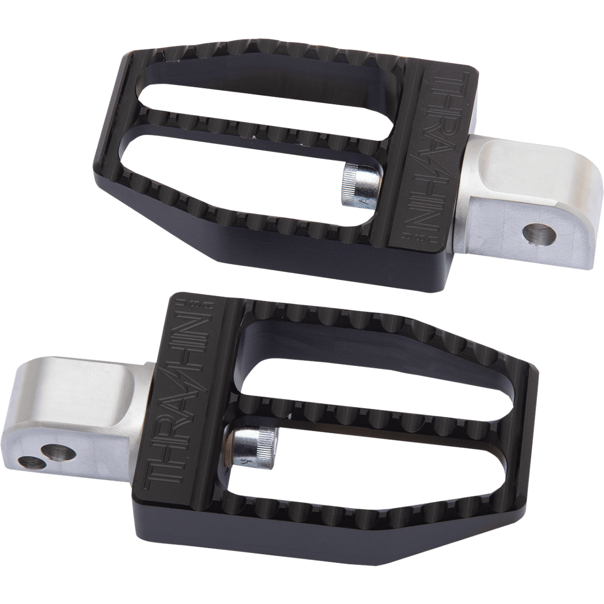 THRASHIN SUPPLY CO. Rear Militant Footpegs Black Softail TSC20191SR