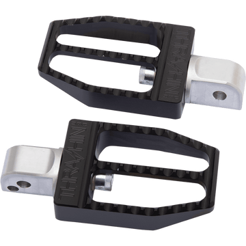 THRASHIN SUPPLY CO. Rear Militant Footpegs Black Softail TSC20191SR