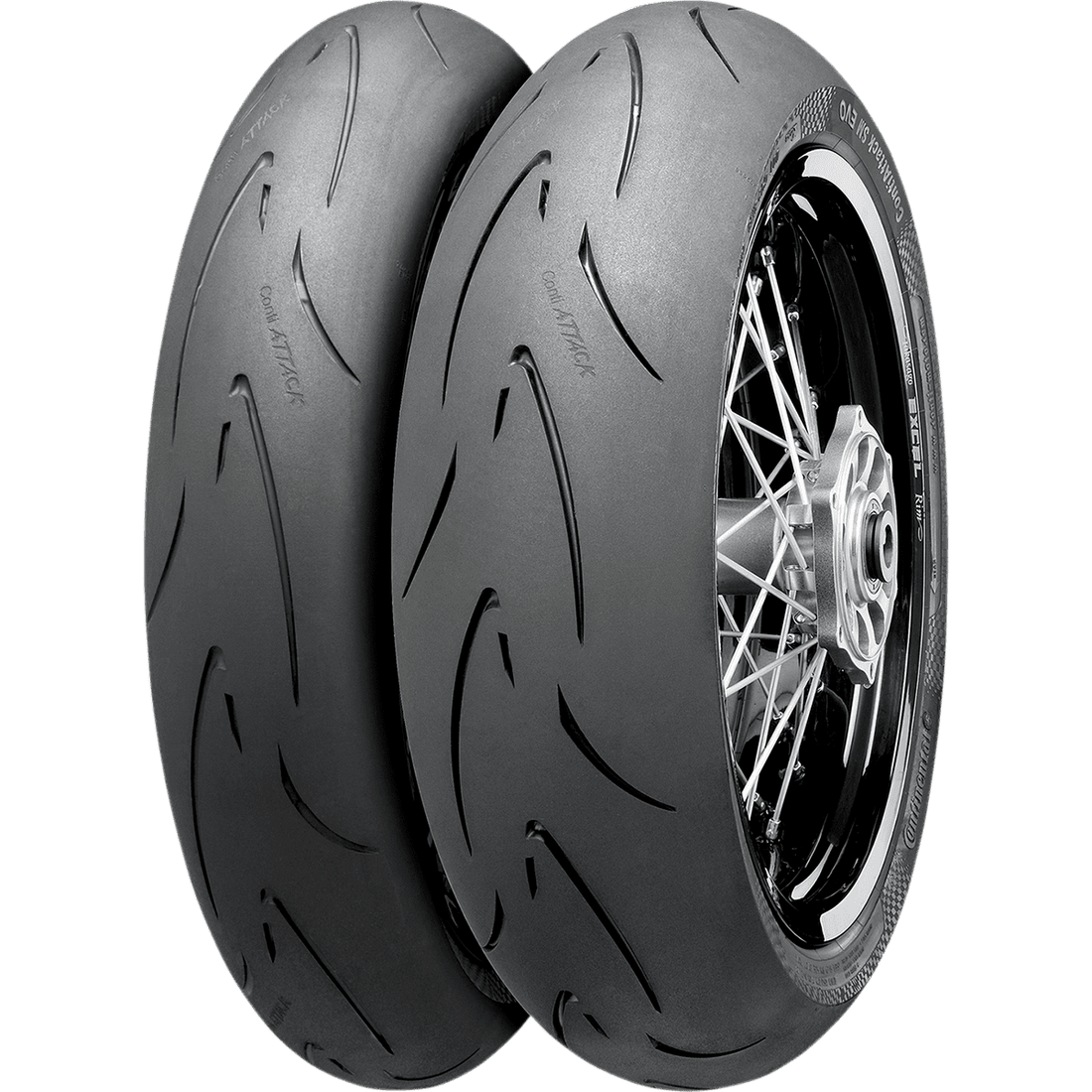 CONTINENTAL Tire ContiAttack SM Evo Rear 140/70R17 66H 02445750000