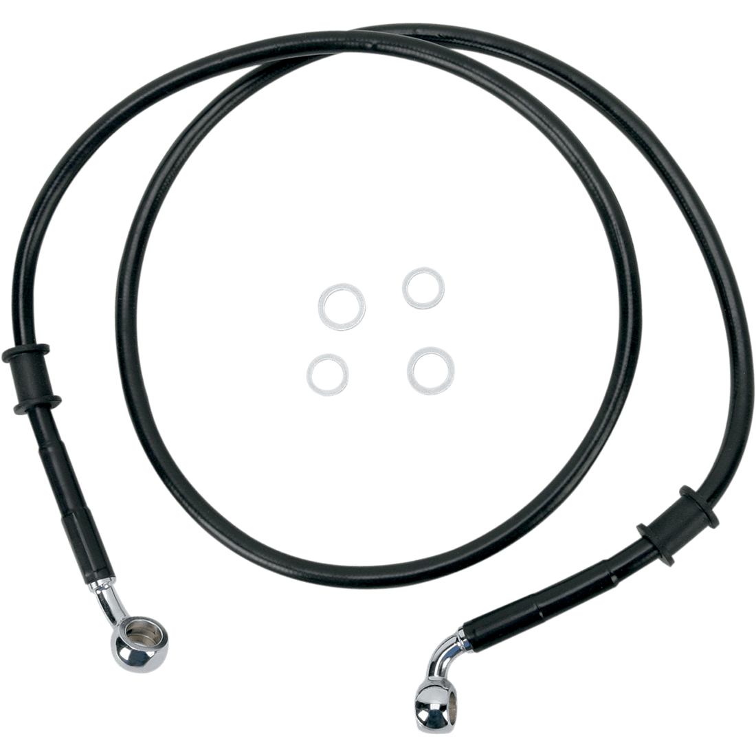 DRAG SPECIALTIES Brake Line Front (Upper) Black