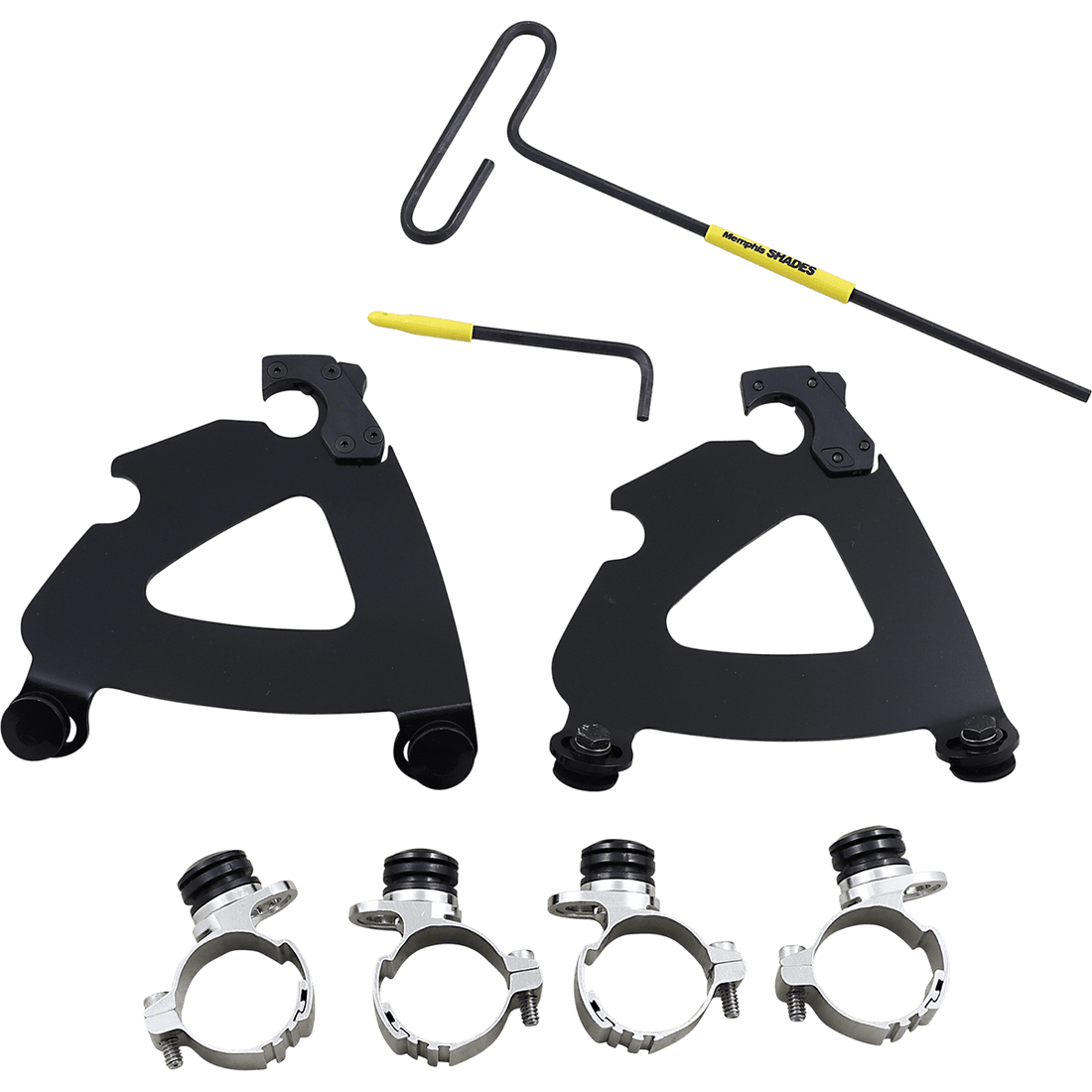 MEMPHIS SHADES Road Warrior Trigger-Lock Mounting Kit Black XL MEB2064