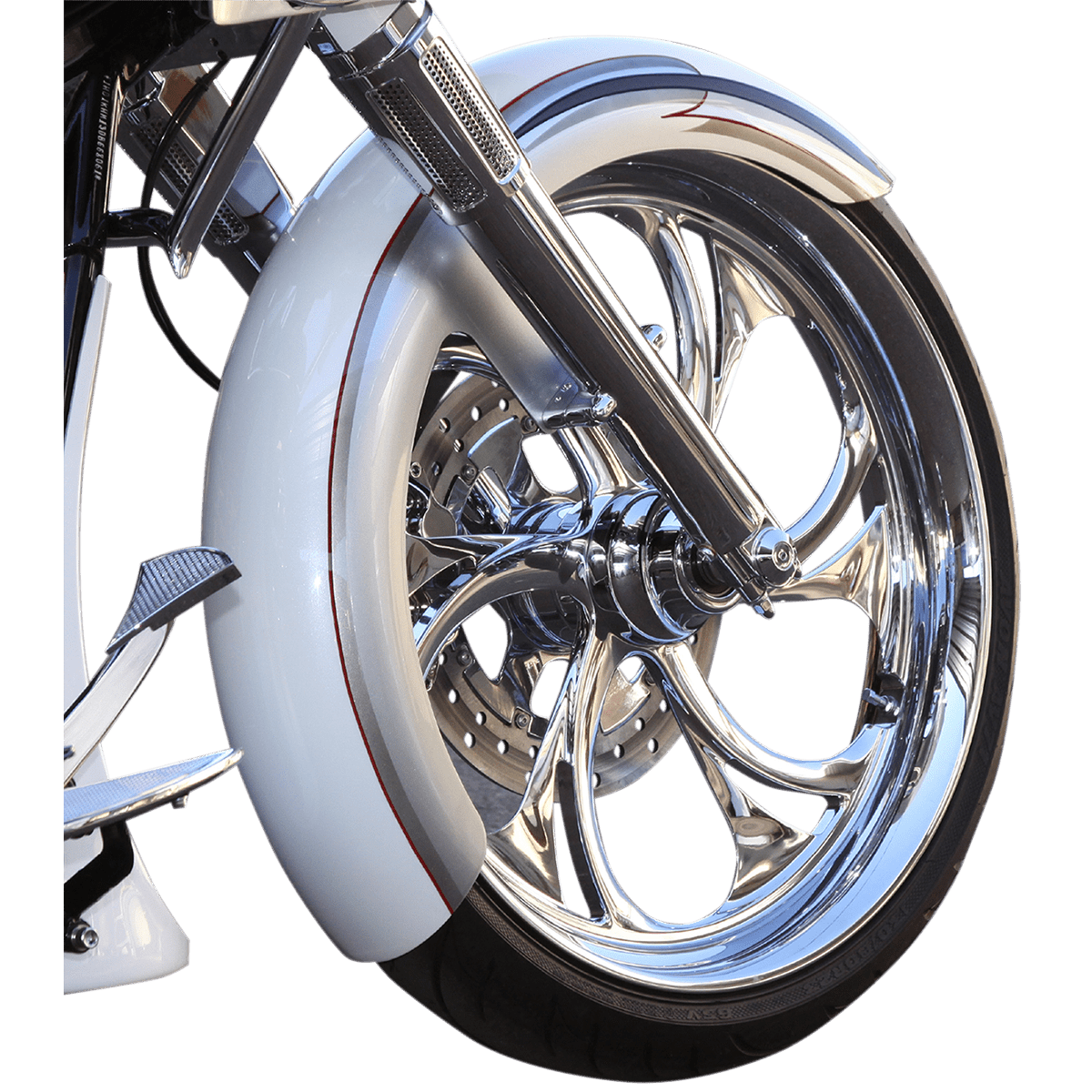 PAUL YAFFE BAGGER NATION Thicky Front Fender 21" Wheel With Satin Spacers PYO:THICKY2113ES