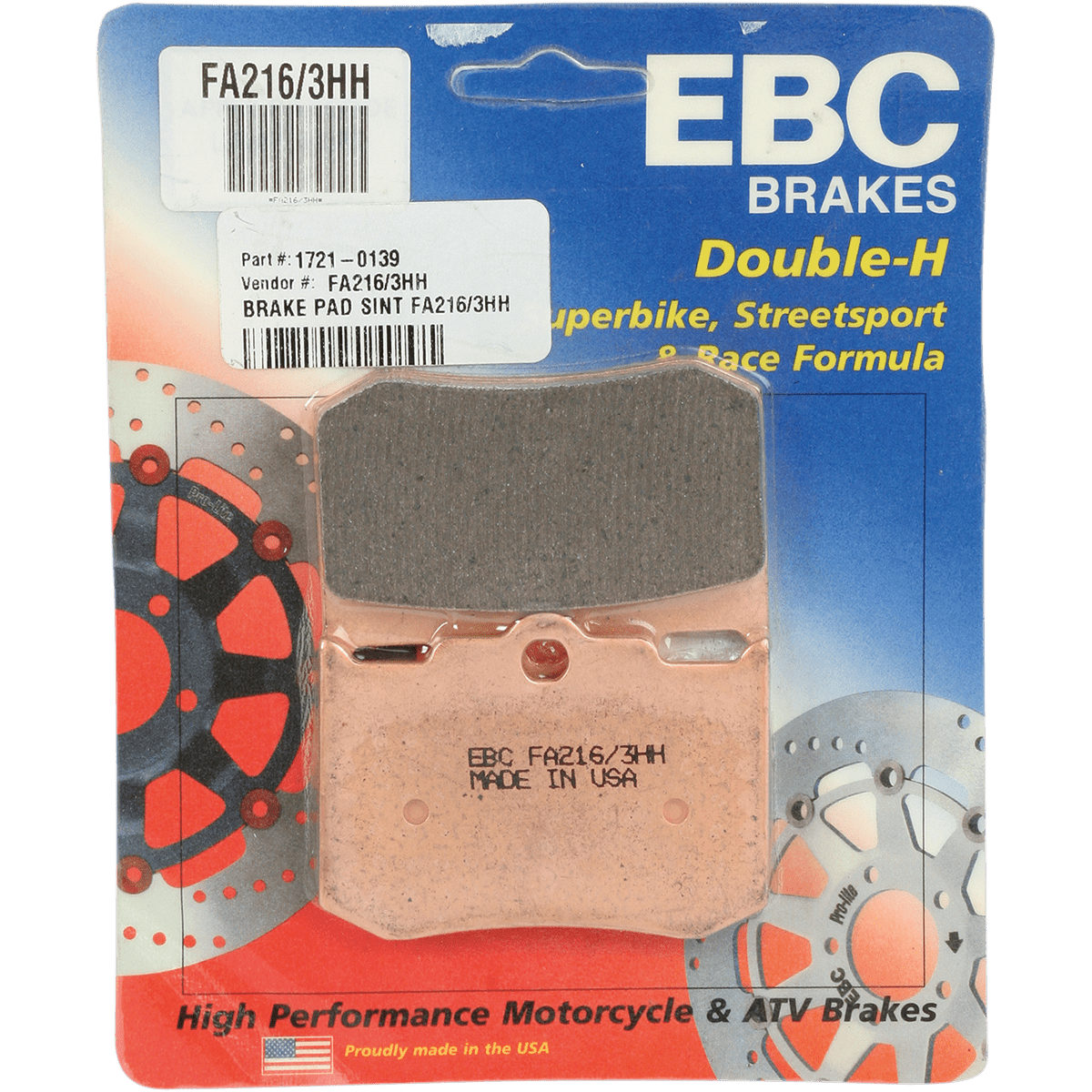 EBC HH Brake Pads FA216/3HH