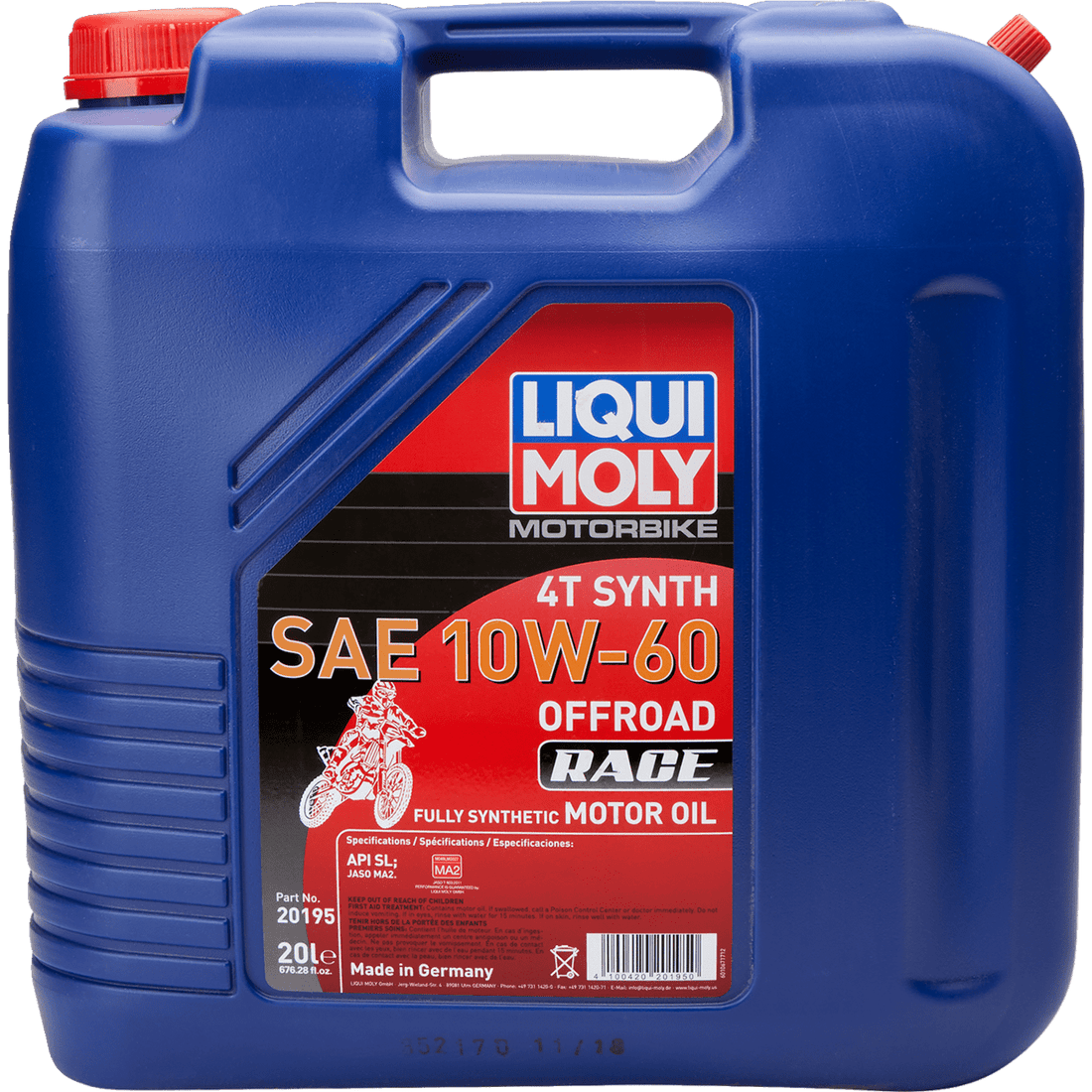 LIQUI MOLY Off-Road Synthetic Oil 10W-60 20L 20195