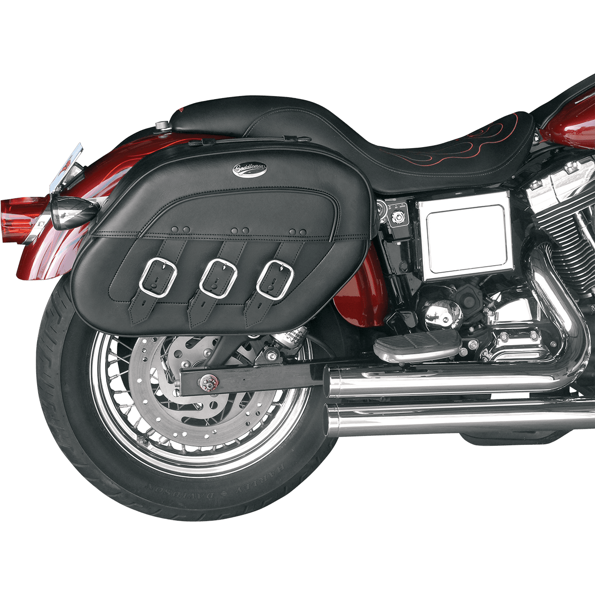 SADDLEMEN Drifter Rigid Slant Saddlebag 35010232