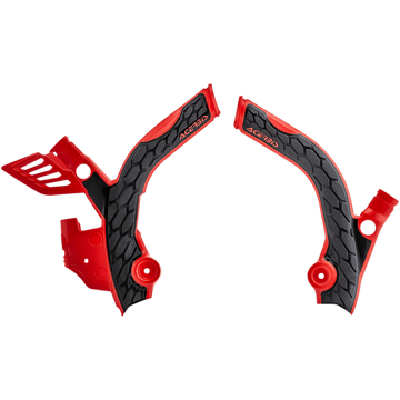 ACERBIS X-Grip Frame Guards Red/Black Beta 125RR 2T/200 RR 2T