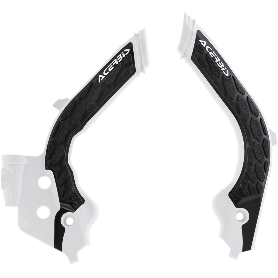 ACERBIS X-Grip Frame Guards White/Black Gas Gas | Husqvarna