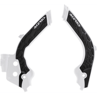 ACERBIS X-Grip Frame Guards White/Black Gas Gas | Husqvarna