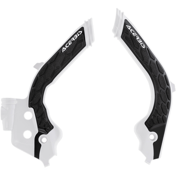 ACERBIS X-Grip Frame Guards White/Black Gas Gas | Husqvarna