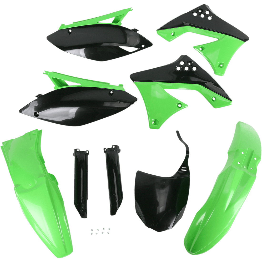 ACERBIS Full Replacement Body Kit OEM Green/Black 2198050145