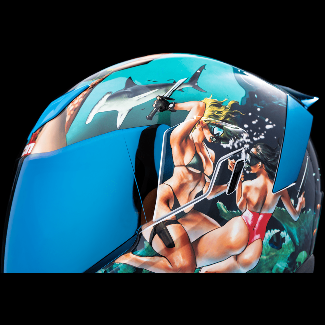 ICON Airflite™ Helmet Pleasuredome4 Blue 2XL